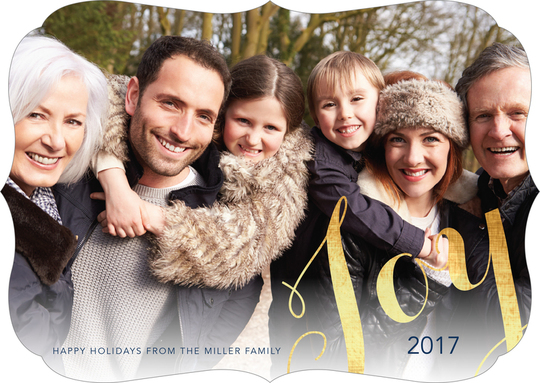 Navy Simple Joy Photo Cards